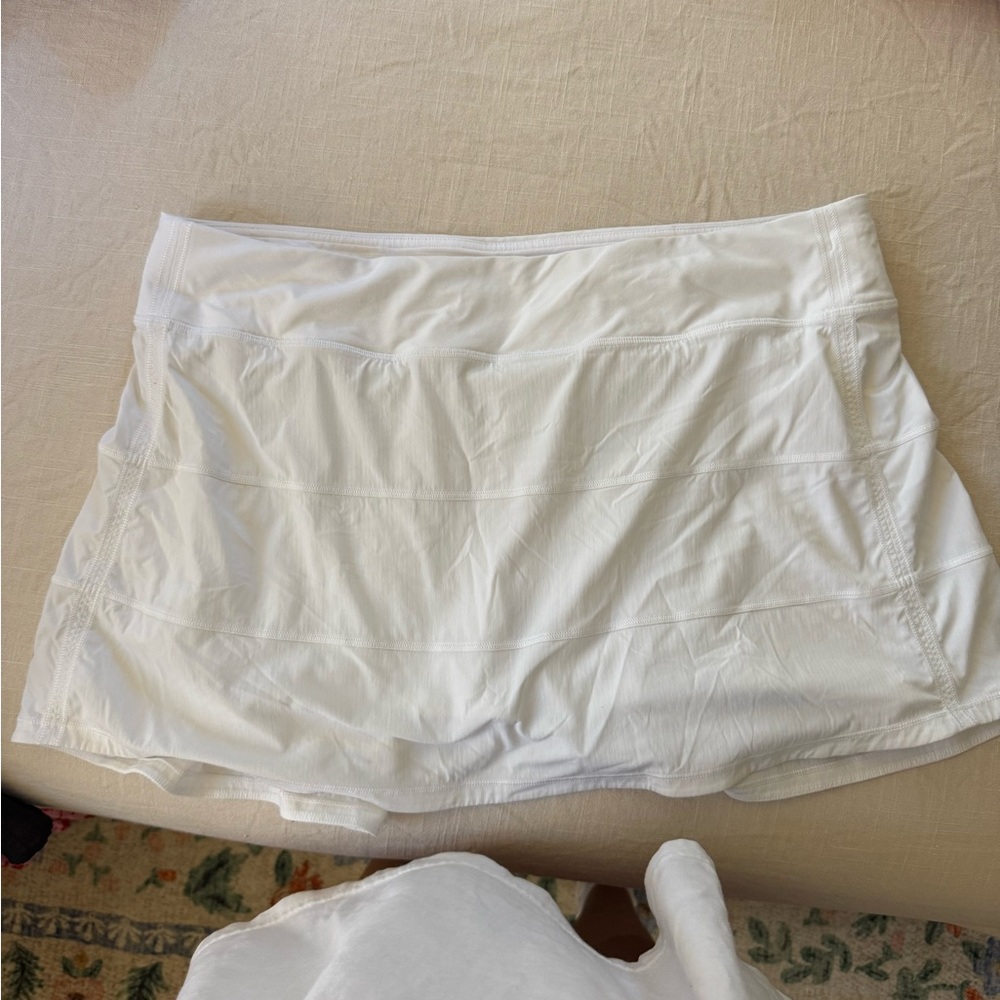 Lululemon white tennis skort